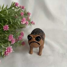 1pc African Rain Frog, Resin Toad Statue, Ugly Angry Outdoor Garden Yard Frog Decor Statue Fun Novelty Home Office Frog Decor Sculpture Unique Gift Birthday Gifts Graduation - Multicolor - View 3