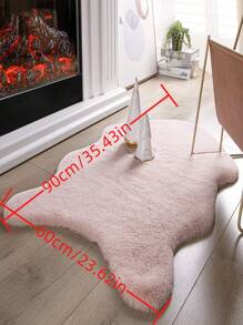 Alfombra de imitación de piel de conejo, blanca de 2x6 pies, alfombra de pasillo suave y esponjosa de imitación de piel, alfombra de área mullida para dormitorio, sala de estar, lavable a máquina, alfombra para cuarto de niños