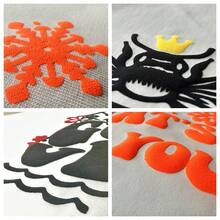 3入組3d軟墊熱轉印膠片12"x10",松軟的htv熱轉印膠片,可用於熱壓燙t恤、包裹衣服、枕頭、紡織物等 - 銀灰 - 查看 6