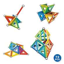 磁力積木玩具3d拼圖,兒童diy智能磁力組裝構建套裝 - AQ-777-3 - 查看 4