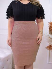 AVI Moda Crista Women Skirts - Rusty Rose - View 3