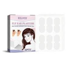 1pc Elf Ear Tape, Anti-Wind Ear, Shows Small Face, Invisible Breathable, Waterproof, Ear Correcting Sticker, Transparent,Back To School,Travel Holiday Essentials,Hair Accessories For Women,Slick Back Brush,Barber Accessories,Hair Dryer - Clear - View 5