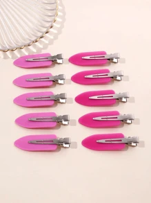 10个超可爱无痛发夹，适合日常佩戴和DIY发饰，包括可爱卡通奶油树脂发夹、休闲粉色发饰、爪夹、发夹、发卡、发卡、文具用品、情人节饰品、头部饰品、发卡 - 彩色 - 查看 13