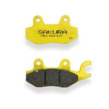 Balata Trasera Mineral Orgánica Benelli Tnt150 Tnt180 Tnt25n - Amarillo - Ver 1