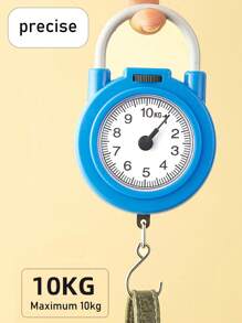 1個小型便攜手持式秤,具有高精度和彈簧,適合家庭和快遞稱重 - 彩色 - 查看 1