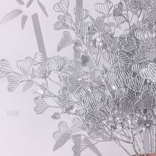 6 Piezas De Decoración De Hojas Doradas/platas, Decoración De Habitación Estética, Decoración De Jardín, Decoración Del Hogar, Decoración De Casa, Arreglo De Toque Real, Decoración De Escena, Decoración De Boda, Decoración De Vacaciones, Decoración De Fiesta, Decoración De Celebración De Acción De Gracias - Plateado - Ver 5