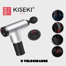 Muscle Massage Gun Portable Massage Machine Kiseki 4-Head Massage Gun - Bạc - Xem 3