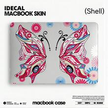 兼容笔记本电脑保护套,适用于 Macbook Air 13 保护套、M2 Macbook Pro 13 保护套 2020、M1 保护套、Macbook Pro 14 保护套 2021、Macbook Pro 15 保护套、Macbook Air 11 保护套、Macbook Pro 16 保护套、Macbook Air 12 保护套、彩色蝴蝶和花朵卡通图案、Microsoft 笔记本电脑保护套 13.5 英寸、Microsoft 笔记本电脑保护套 15 英寸、Microsoft 笔记本电脑保护套 12 英寸 - 棕色 - 查看 26