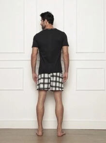 Men Loungewear Sets - Black - View 3