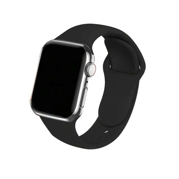 Sportband compatibel met Apple Watch Band 38mm 40mm 41mm 42mm 44mm 45mm 46mm 49mm voor vrouwen mannen, plastic zachte siliconen band compatibel met Apple Watch Series 10 9 8 7 6 5 4 3 2 1 Ultra SE