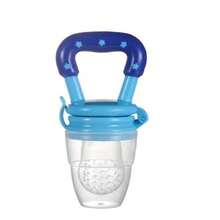 Chupon Bebe Para Fruta Alimentador Y Mordedera Anti Ahogo Seguro - Azul - Ver 2