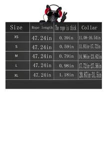 1入組多色牛仔布寵物胸帶套裝包括胸帶、項圈和牽繩,適合大、中、小型犬 - 黑色 - 查看 2