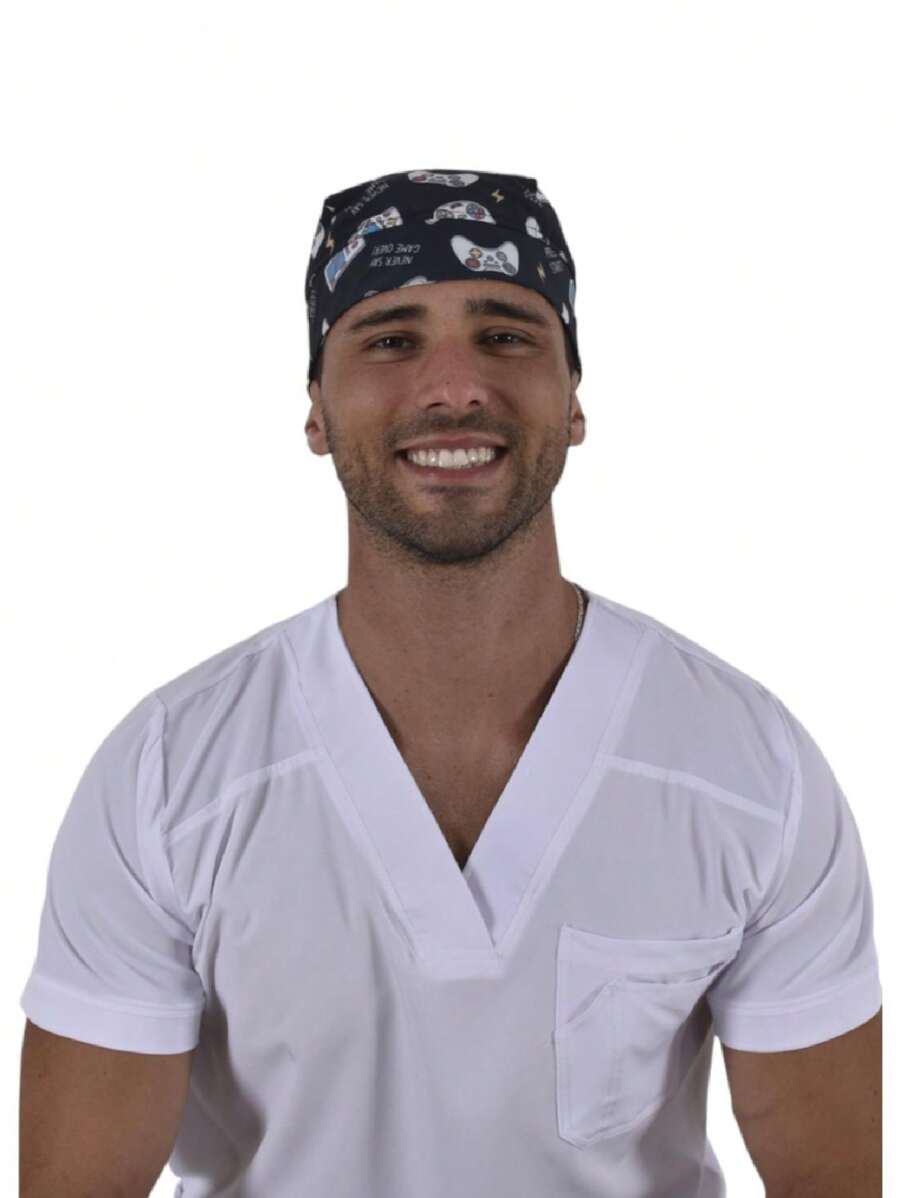 SOULMATE Surgical Medical Cap For Men - Gamer - View 1
