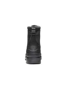 Men's Insulated Waterproof Snow Boots Warm Fur Lined Outdoor Winter Boots - 黑與白 - 查看 7