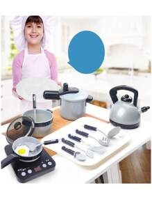 Juguetes de cocina para niñas y niños, juego de simulación. - Multicolor - Ver 3