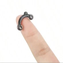 3pairs Nose Up Lifting Shaping Beauty Tool, Insertion Up Nose Invisible Nose Pad - Black - View 6