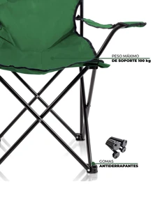 Sillas Plegables Para Camping Verde - Verde - Ver 2