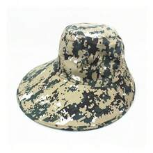 1 Piece Detachable Men's Sun Hat With Face Mask, Breathable Mesh Design, Excellent For Outdoor Activities Such As Climbing, Fishing