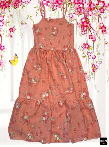 Young Girls Dresses - 玫瑰花茶 - 查看 1