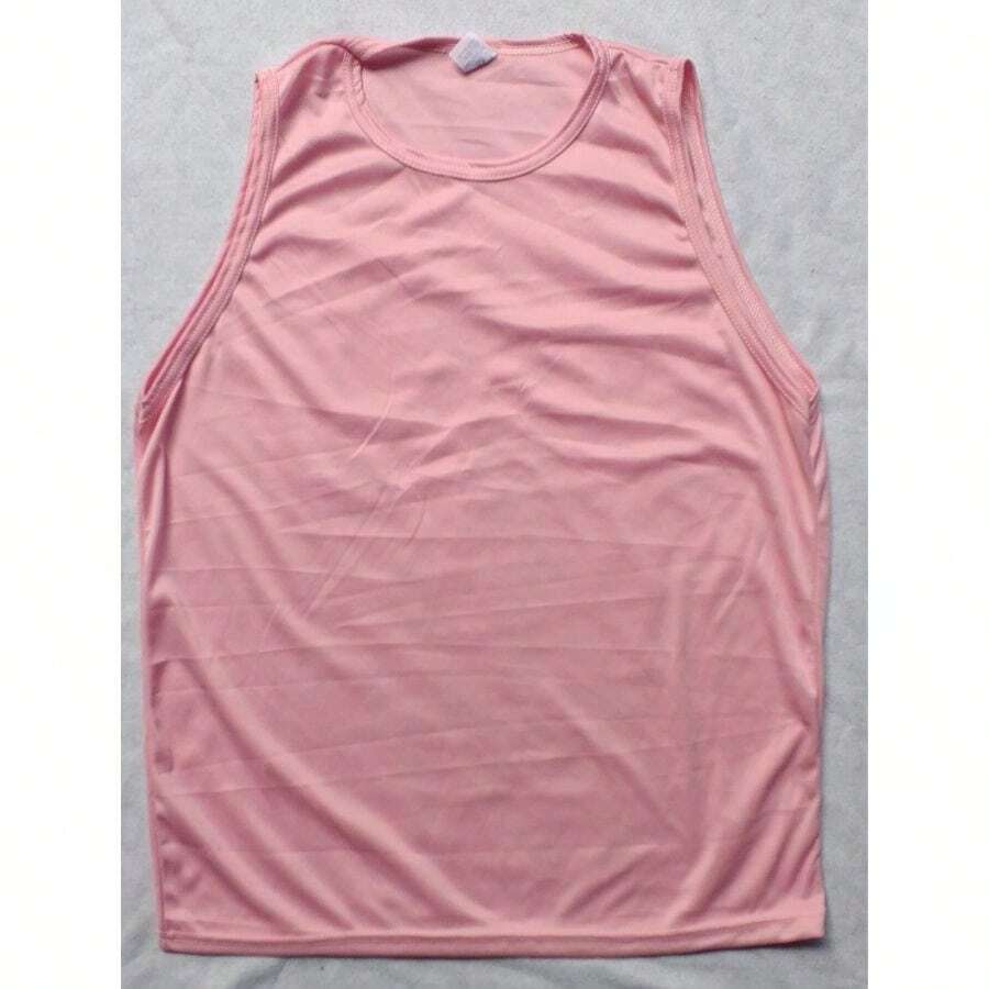 Men Sports Tees & Tanks - Màu Hồng baby - Xem 1
