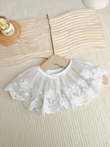 1pc Baby Adjustable 2-Level Waterproof Saliva Bib, Elegant For Everyday Outdoor Use