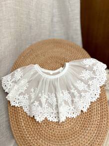 1pc Baby Adjustable 2-Level Waterproof Saliva Bib, Elegant For Everyday Outdoor Use