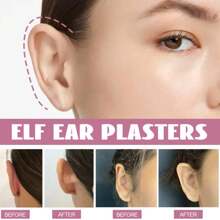 1pc Elf Ear Tape, Anti-Wind Ear, Shows Small Face, Invisible Breathable, Waterproof, Ear Correcting Sticker, Transparent,Back To School,Travel Holiday Essentials,Hair Accessories For Women,Slick Back Brush,Barber Accessories,Hair Dryer - Clear - View 3