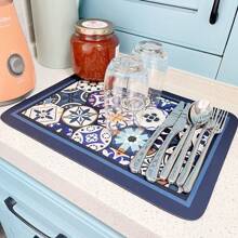 矽膠珪藻泥水墊,廚房防濺水墊,咖啡機墊,搭載技術加橡膠材質,30*40cm - 印象 - 查看 3