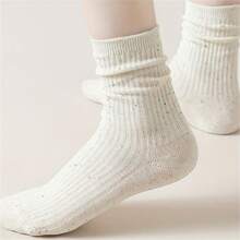 5 Pairs Colorful Polka Dot Socks, Comfy & Breathable Mid Tube Socks, Women'S Socks - Multicolor - View 8