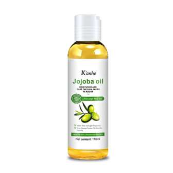 KANHO Jojoba Oil Massage Base Oil 118ml Natural Ingredients Selection Of Natural Plant Raw Materials Moisturize And Care Skin Improve Rough Soft Skin Easy To Absorb Bright Hair Friends Gift Birthday Gift 1bottle KH-071
