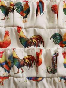 1入口袋蛋收穫圍裙,適用於農場工作,攜帶鴨蛋、鵝蛋採集,廚房花園圍裙 - 彩色 - 查看 2