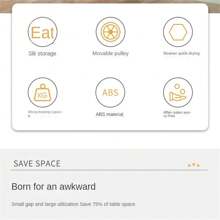 3-Tier Rolling Cart With Slot For Kitchen Narrow Gaps, Vegetable Fruit Shelf On Wheels, Slim Slide Out Storage Tower For Bathroom Laundry Room - Black - View 3