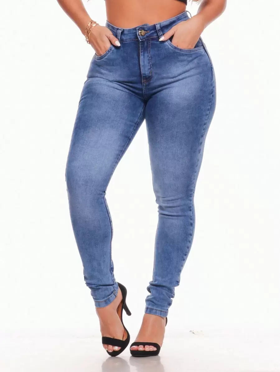 PATRIA BRASIL Women Jeans - 深色洗 - 查看 1