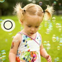 100pcs Black Hair Ties For Children - Black - View 9