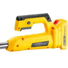 Cortadora inalámbrica eléctrica portátil, cortadora de arbustos, herramientas de jardín, herramientas de jardinería para el jardín - Amarillo - Ver 3