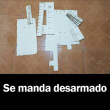 Organizador Estacionamiento  Para carritos Hasta 64 Piezas - Beis - Ver 5