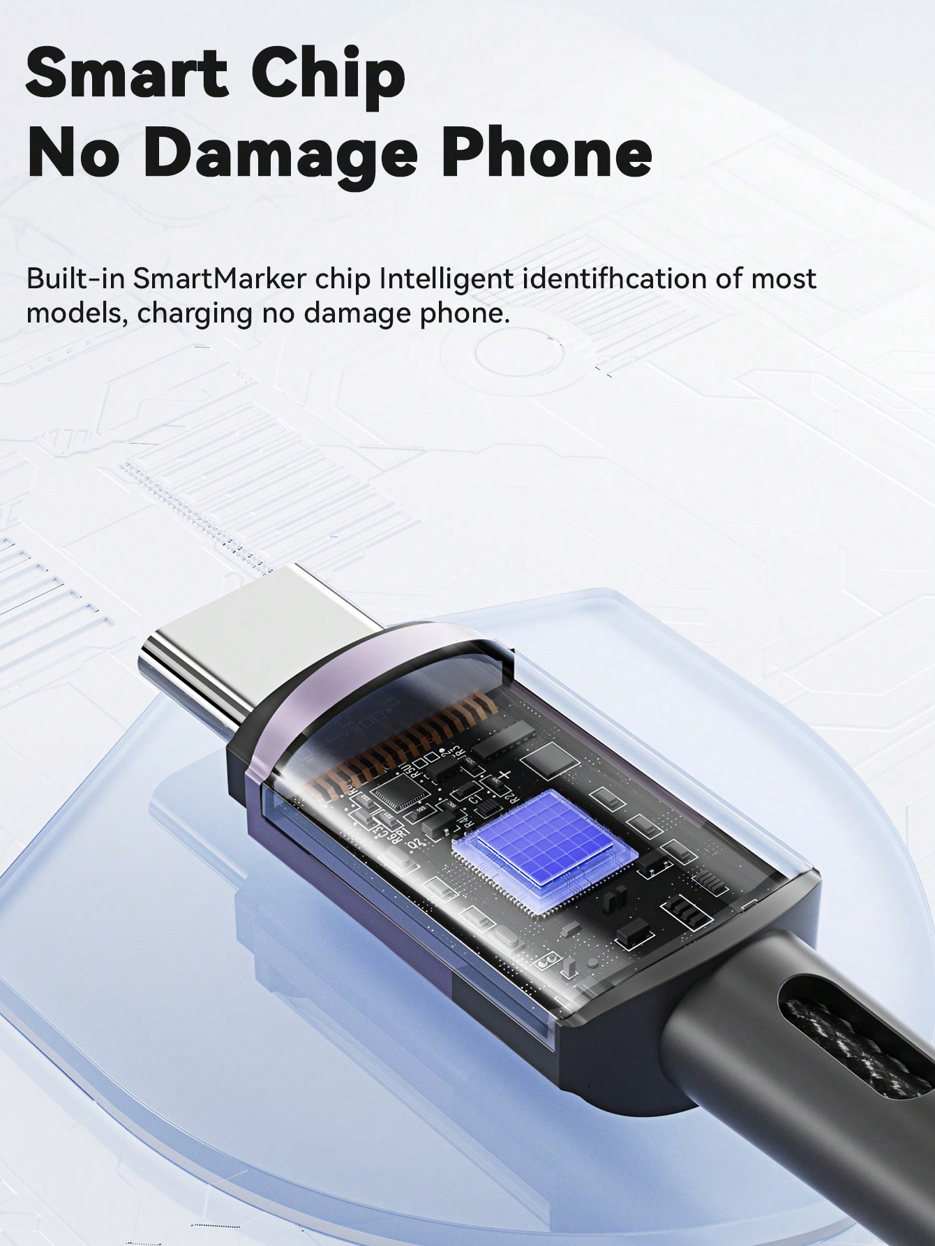 كابل شحن سريع -إلى -بقدرة حتى 120 واط – ألومنيوم –...