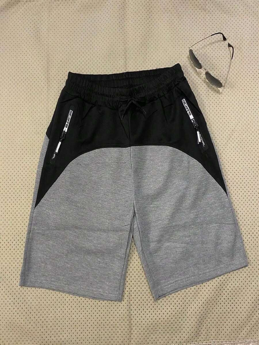 Men Plus Size Shorts - Màu Xám nhạt - Xem 1