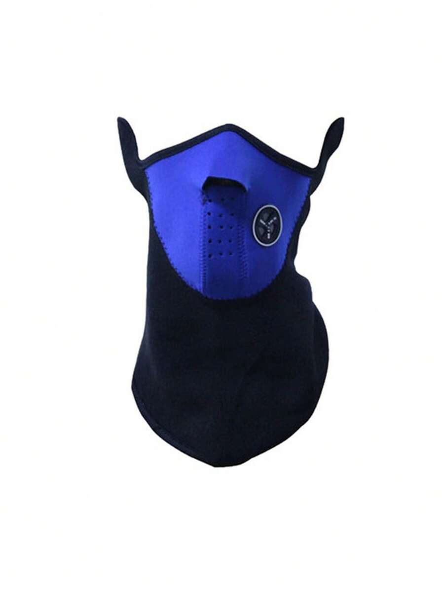 Sun Protective Anti UV Sports Outdoor Skiing Face Mask, Motorcycle Balaclava For Warmth, Protection Against Wind, Dust And Cold While Electric Riding - Blue - View 1