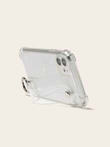 1个防震亮面手机壳，带腕带，兼容 15 Pro Max，优雅手机壳也兼容12 Pro Max，防水、防震、防刮擦 - 無色 - 查看 4