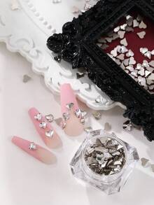 100入組DIY指甲藝術裝飾鑽石，多用途人造水晶指甲裝飾指甲魅力寶石指甲用品 - 彩色 - 查看 6