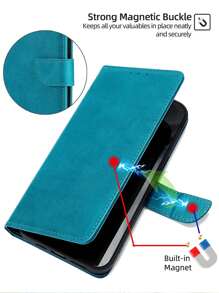 keyunfei حافظة هاتف ذكي من جلد البقر الأزرق الفاتح مع فتحات متعددة للبطاقات، محفظة نقدية، حامل قابل للطي، متوافقة مع أجهزة آبل 17/16/16E/15/14/13/12/11/برو ماكس/بلس، جالاكسي S25/S22/S21/20/S24/S23 بلس/ألترا/إف إي/إيدج، A90/A80/A73/A72/A56/A55/A54/A42/A41/A36/A35/A26/A25/A16/A15/A05/A04، نوت 12/11S/10S/9T/9S/13C/12C/9A، بوكو X7/X5/X4/X3/M7/M4/M3/F7/F3/Y7A/X9B/X9A/X8B، أوبو رينو 7/6 لايت، بيكسل 9A/9 برو/7A، وان بلس N20/N20/CE3