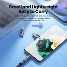 Toocki 100W Type C To Type C OTG Adapter LED Display P3.0 Fast Charging USB C OTG Converter For Laptop