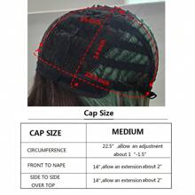 黑色和綠色混色頭男士和女性短人造假髮直筒Anime日常角色扮演派對假髮 - 黑色 - 查看 9