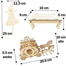 Kit Candy Bar Mesa De Dulces De Princesas 8 Piezas Para 35 personas - Beis - Ver 3