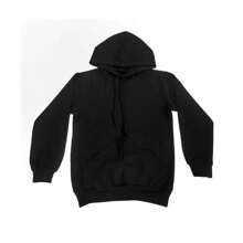 Blusa Moletom Infantil Liso Básico Com Capuz e Bolso Canguru