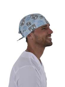 SOULMATE Gorro Médico Quirúrgico Para Hombre - Pulmones - Ver 2
