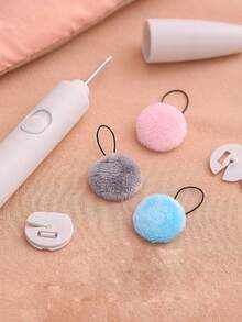 A Set Of Add Fleece Removable Recycling Sheet Cover Quilt Cover Core Anti-Running Home Needle-Free Quilt Retainer - Pink - View 3