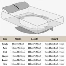 1pc Three-Layer Composite Fitted Sheet, Warm & Comfortable Mattress Cover, Fashionable Solid Color Mattress Protector - Royal Blue - View 2