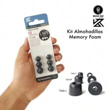 Almohadillas Memory Foam Gomas Audífonos Kz Originales Negro Mayor Comodidad Adaptables Para Auriculares